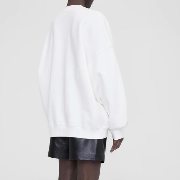 Anine Bing Miles Cotton Graphic Sweatshirt - Picture 2 of 13